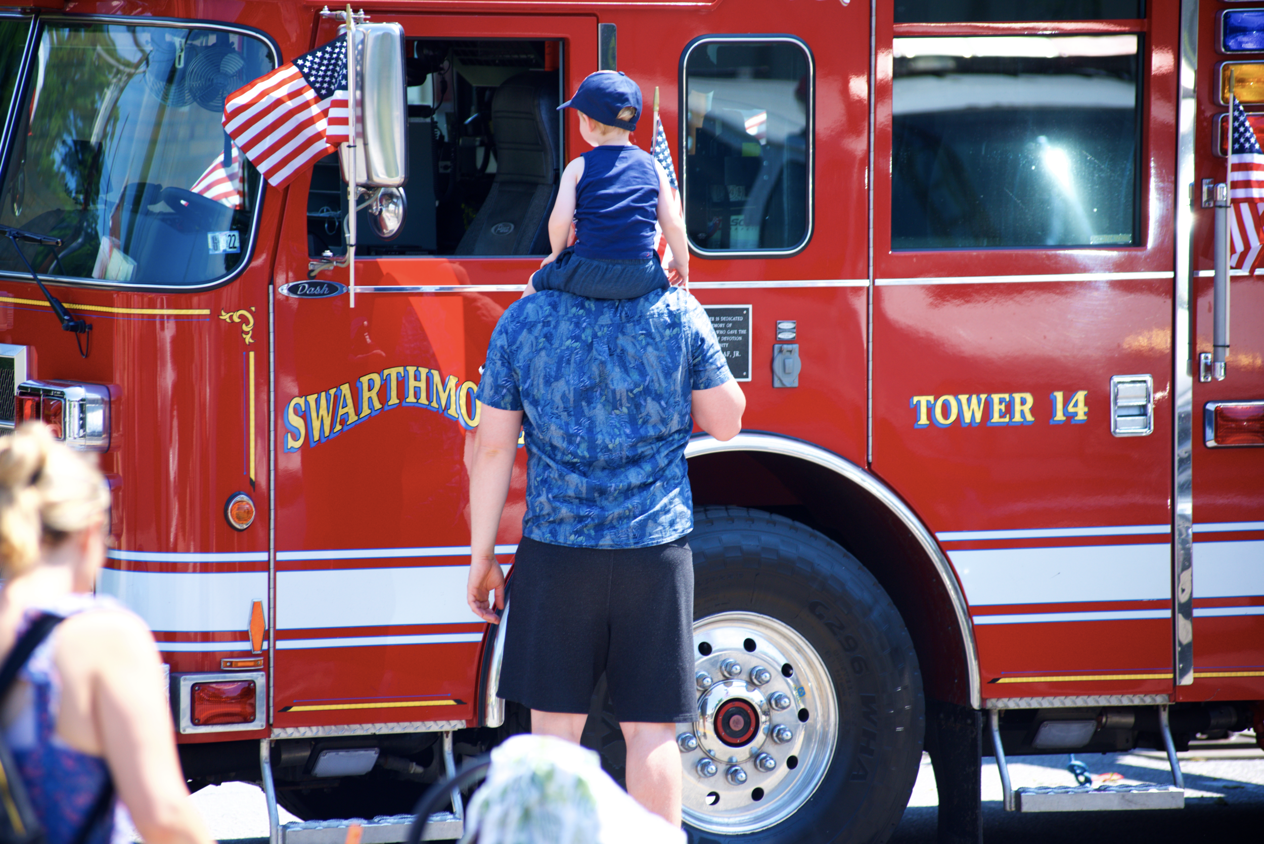  Independence Day Celebration in Swarthmore.  Photo by Andy Shelter.  