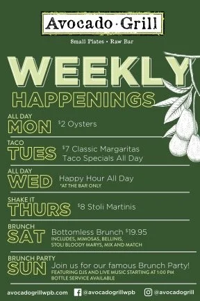 AG weekly happenings list