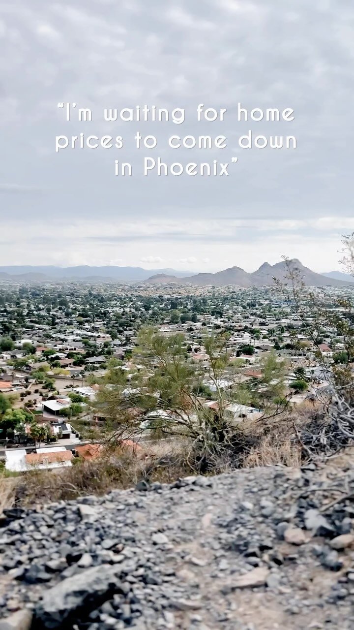 If you’re waiting for home prices to drop in Phoenix, keep reading.
Despite what the headlines say, there’s no real sign of a crash coming.
Prices here still trend up over time even if they pause or dip seasonally.
There might be good r