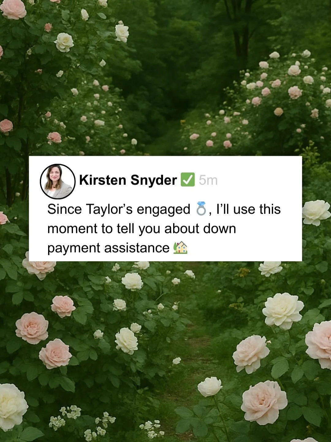 Unrelated? Yes. My lender&rsquo;s fault? Also yes. But since you&rsquo;re here: down payment assistance is out there and rates are lower. So, unless you&rsquo;re a billionaire &lsquo;high school teacher&rsquo; 💍&hellip; you&rsquo;ve still got option