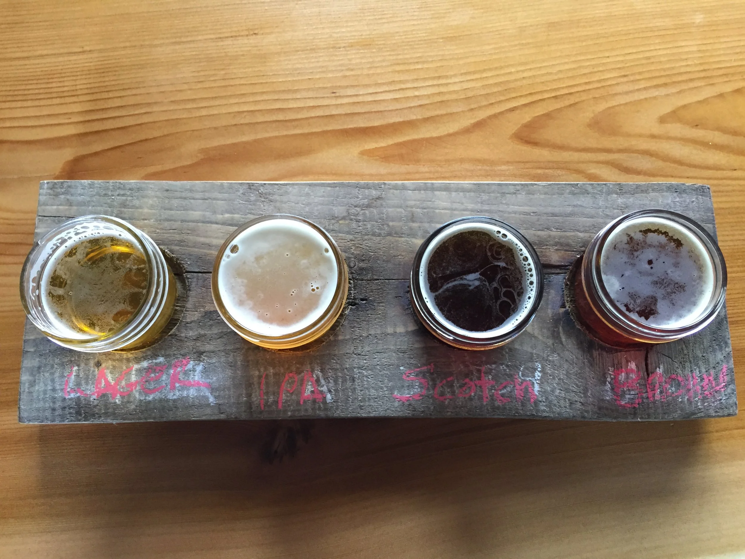 BB beer flight
