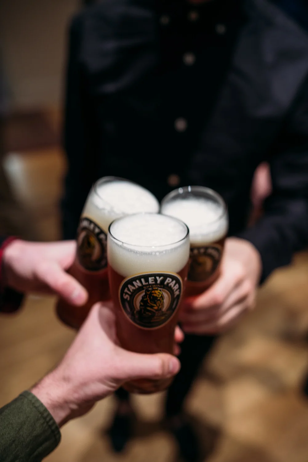 winterglow, IPA, cheers, stanley park brewing, pint, Stanley Park, craft beer