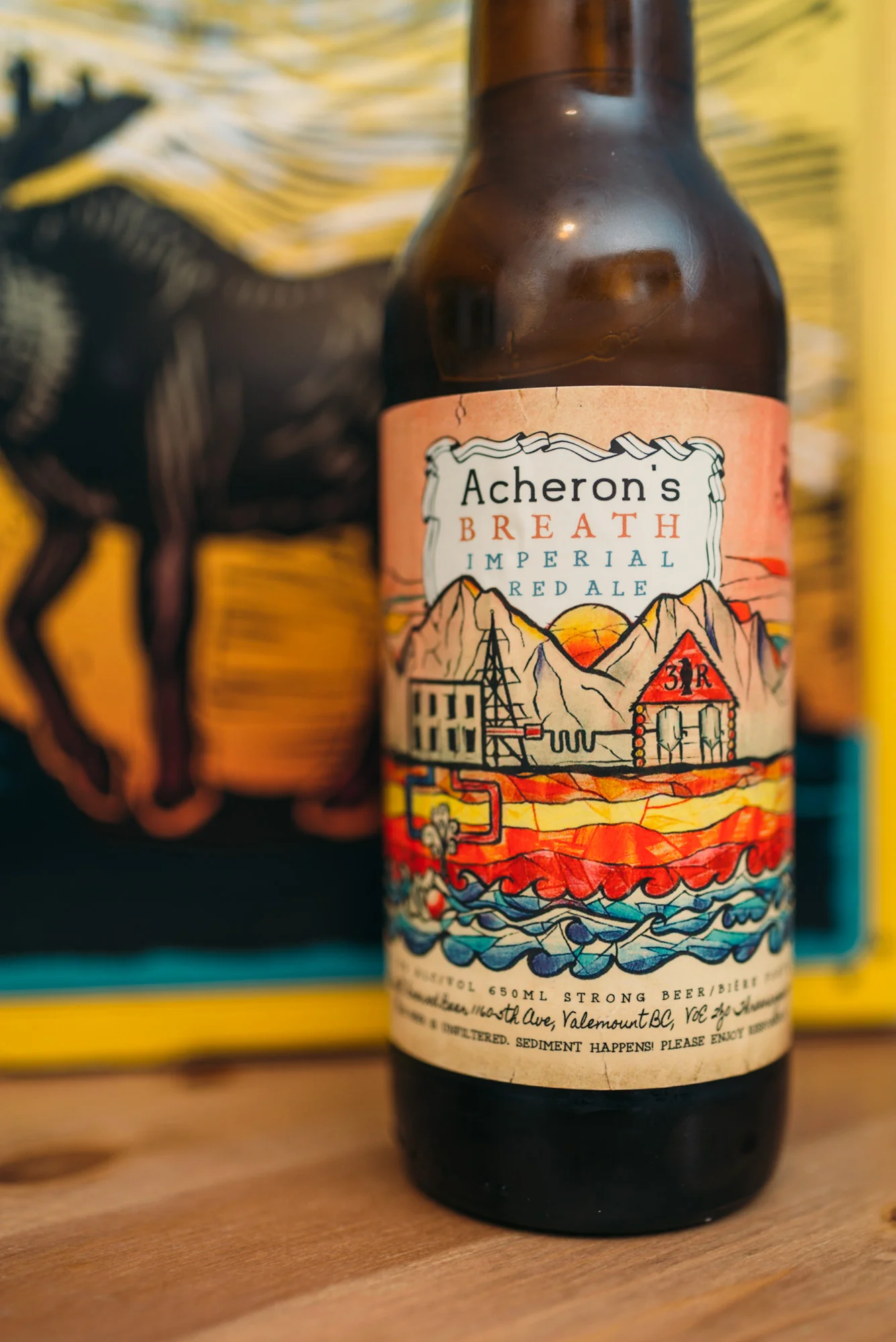 Acheron's Breath Imperial Red Ale Three Ranges Brewing Co. Valemont B.C. Craft Beer