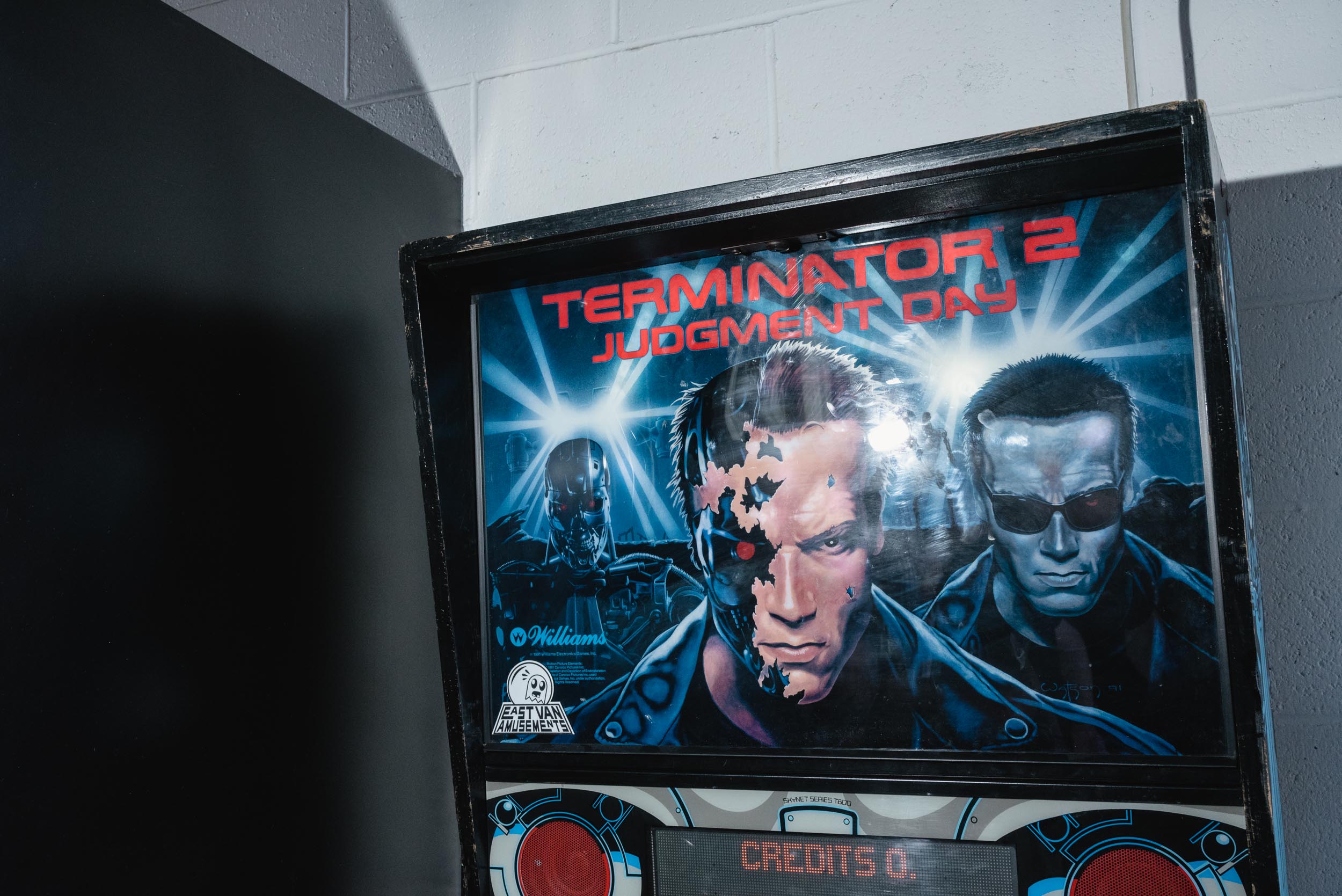Terminator pinball arcade game 