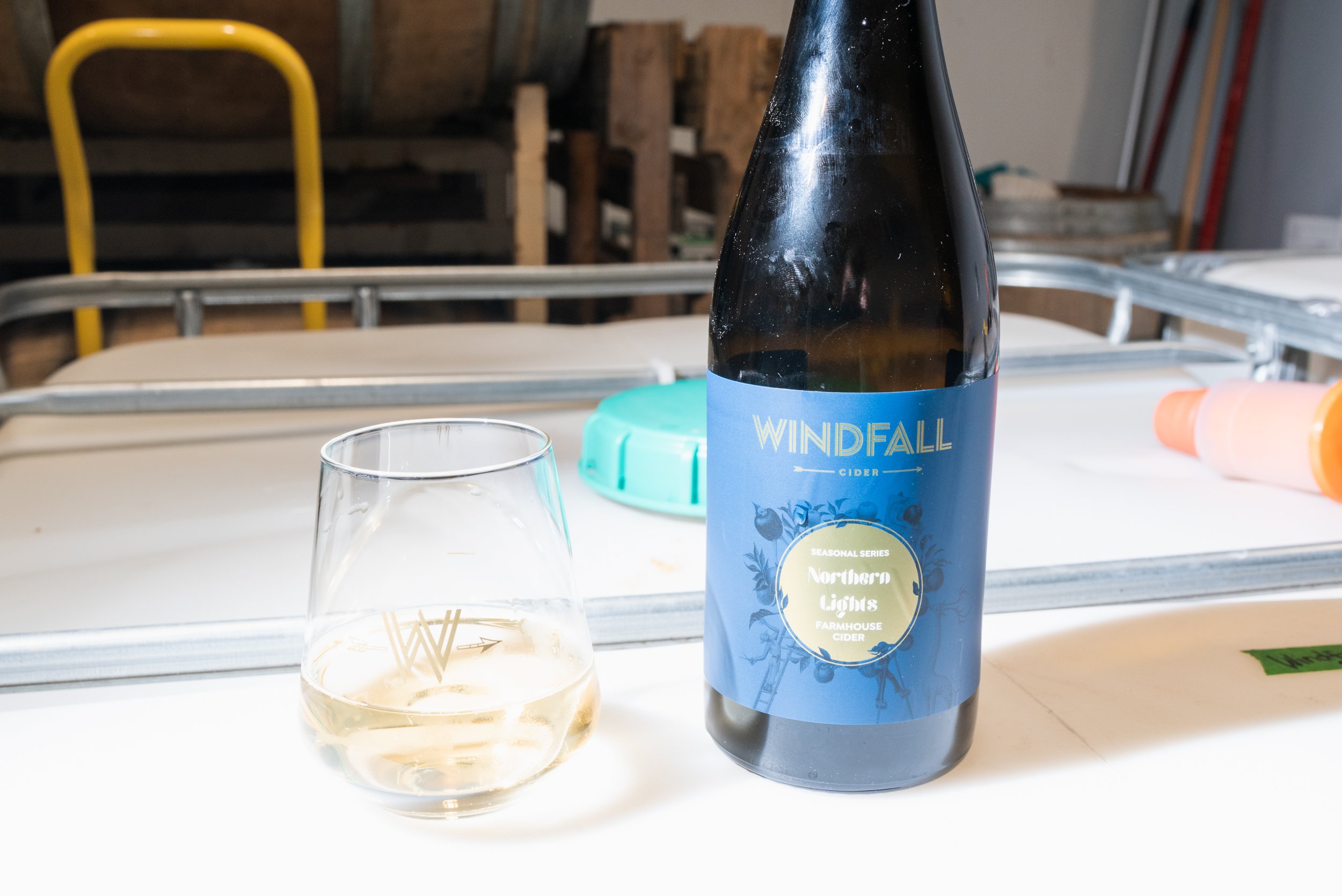 Windfall Cider Northern Lights bottle