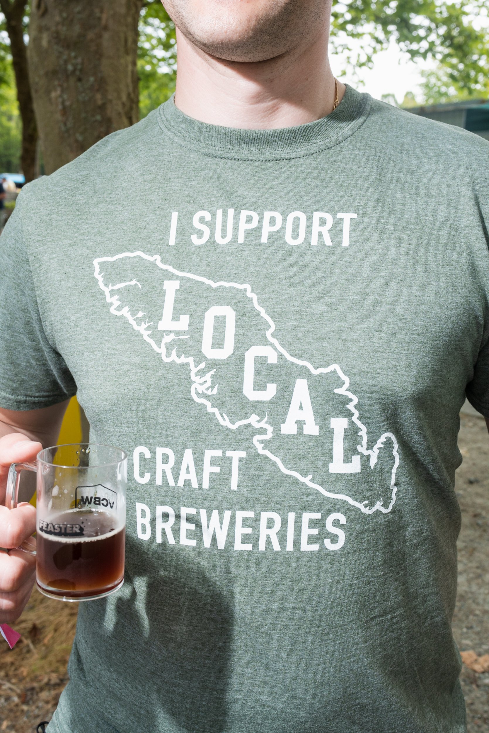 I support local craft breweries t shirt