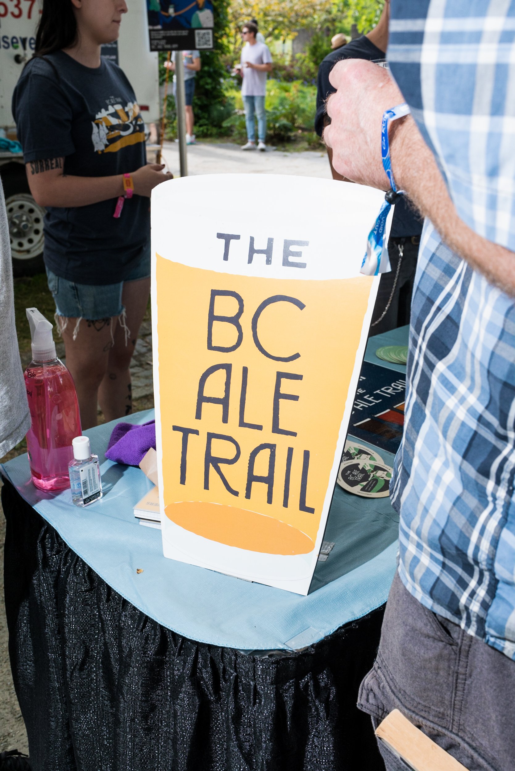 BC Ale Trail booth and display
