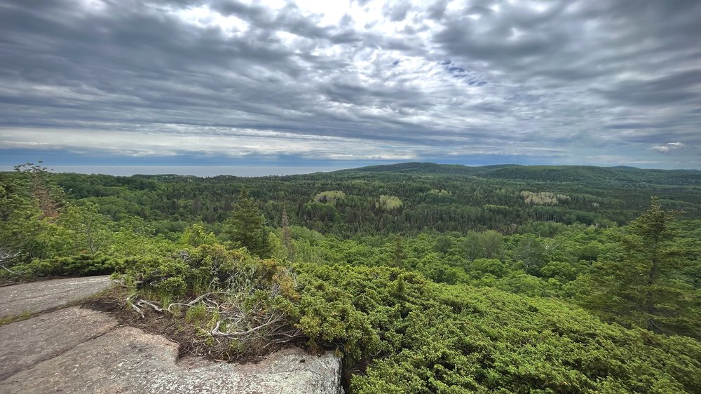 Lake Superior and Sawtooth Mountains