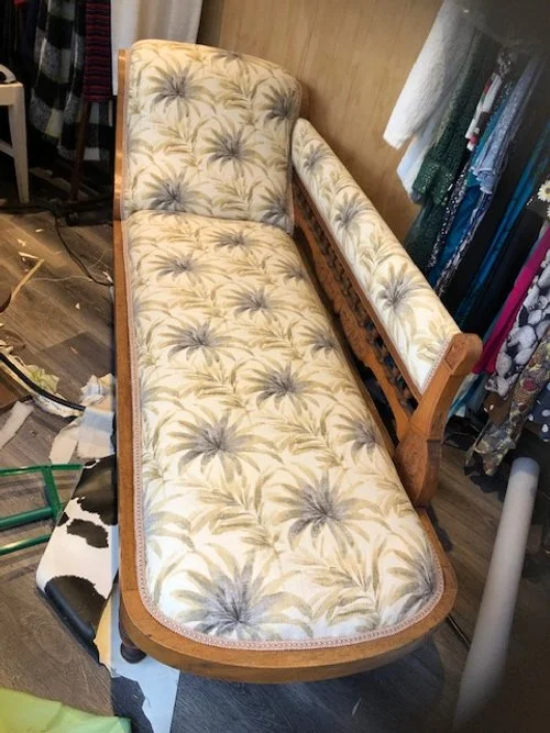 Re-cover Chaise Longue