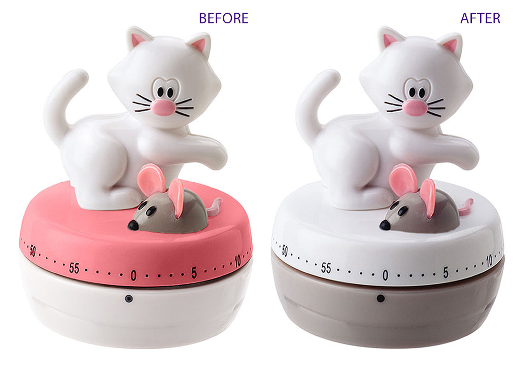 Client wanted timer color corrected to the right image for their customer.