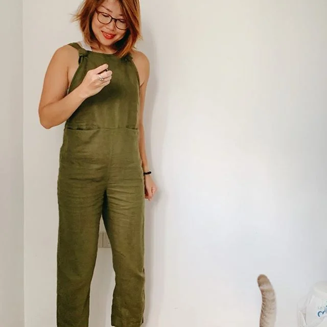 beaton linen jumpsuit