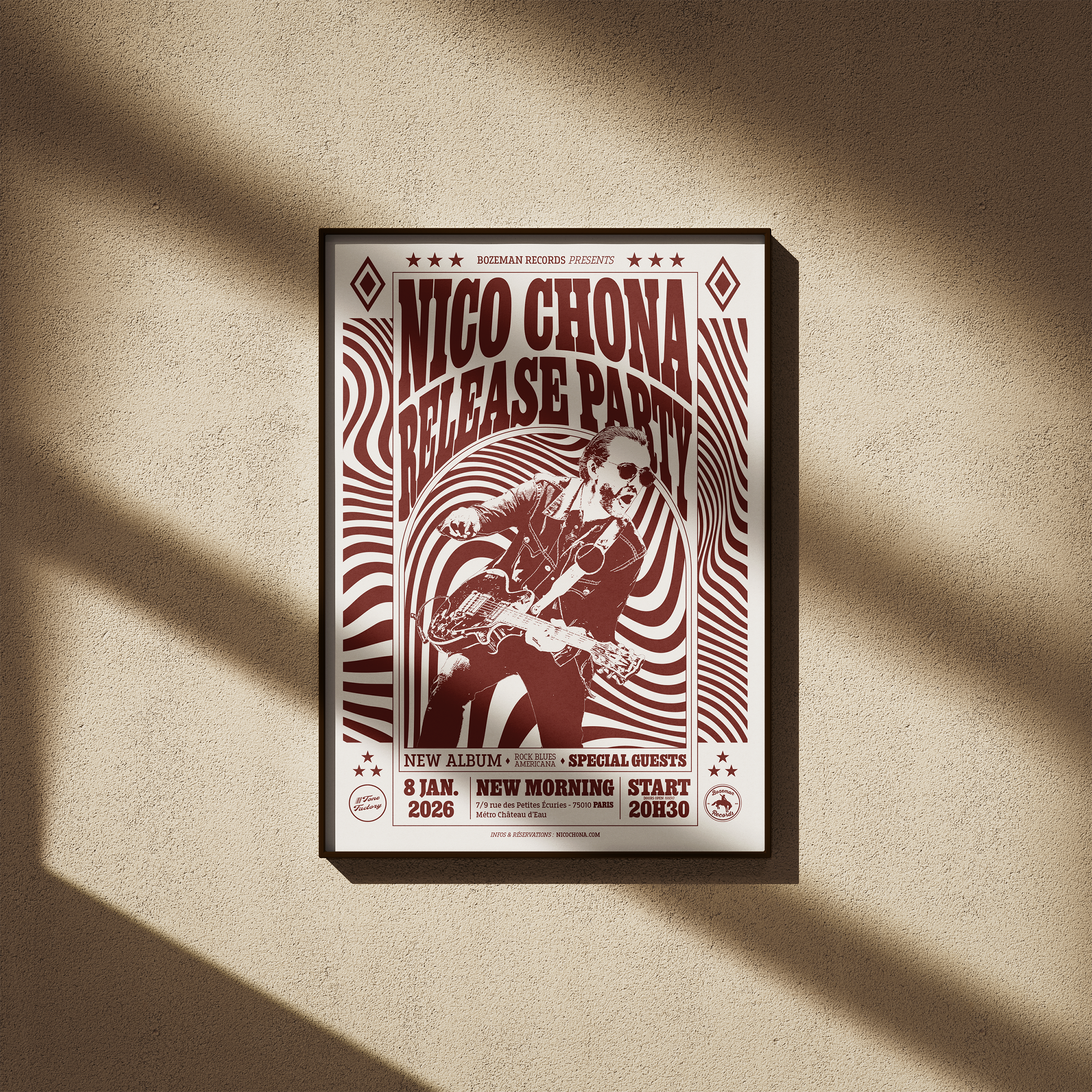 AFFICHE signée / Release Party New Morning