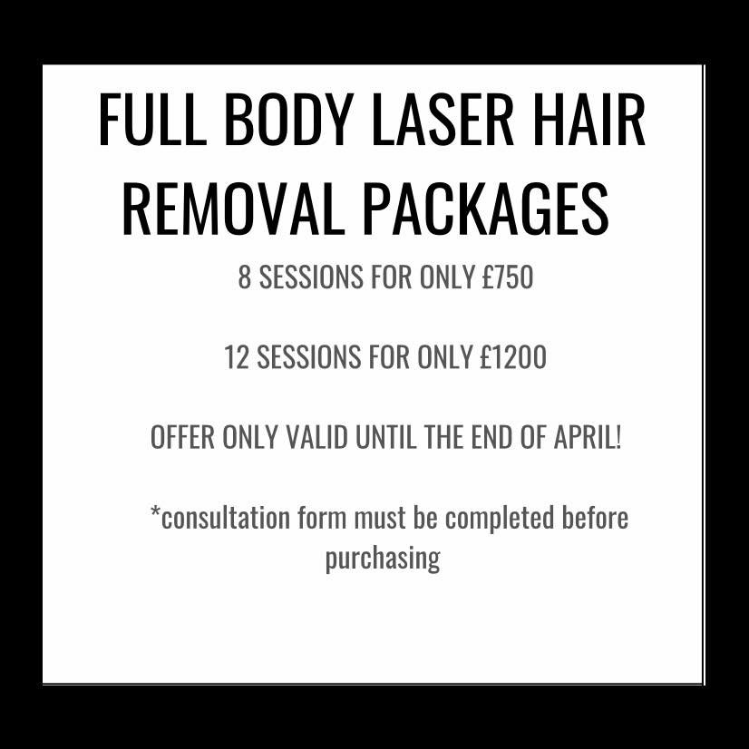 Full body hair removal packages still on offer!! 

Secure your free consultation and patch test through the link in our bio 🪩

#laserskin #LaserTreatment #laserskincare #laserhair #LaserHairRemoval #lasertreatment #laserskinresurfacing #laserpigment