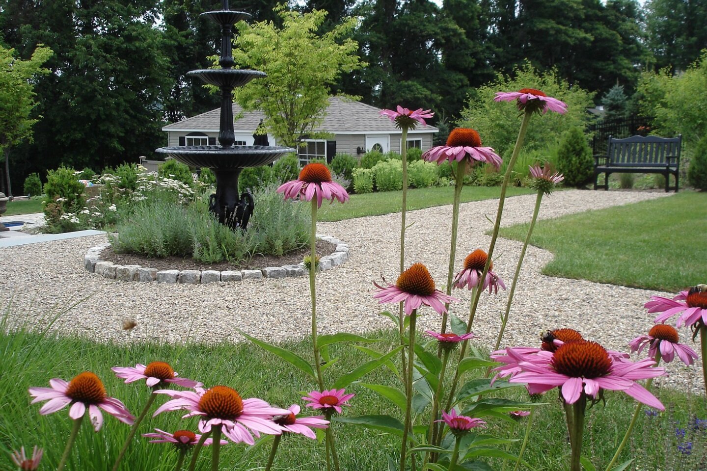 Beautiful landscape design in Morris Township, New Jersey