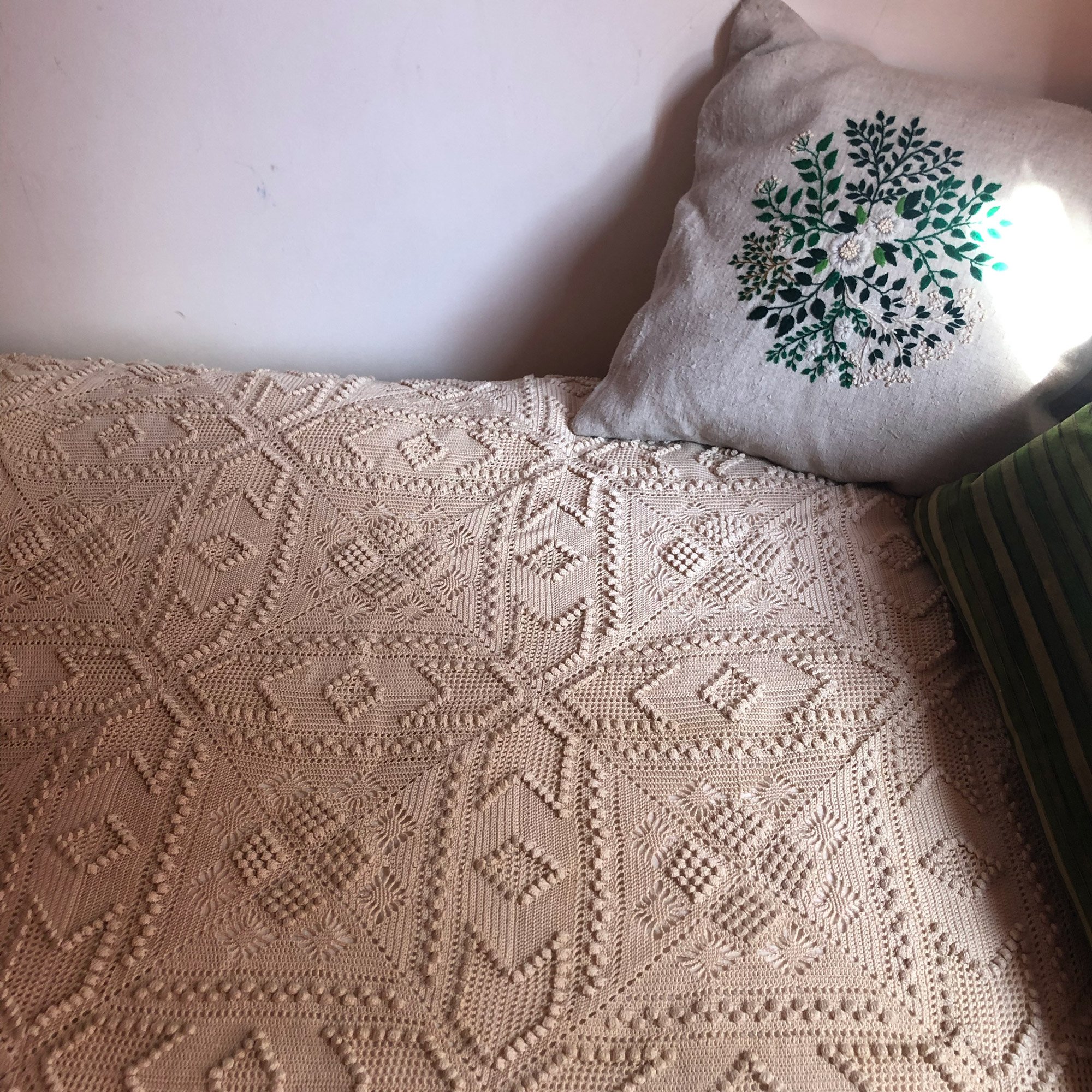 Vintage Crochet Bedspread