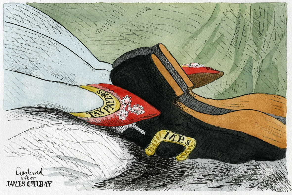 Fashionable Contrasts, After Gillray.