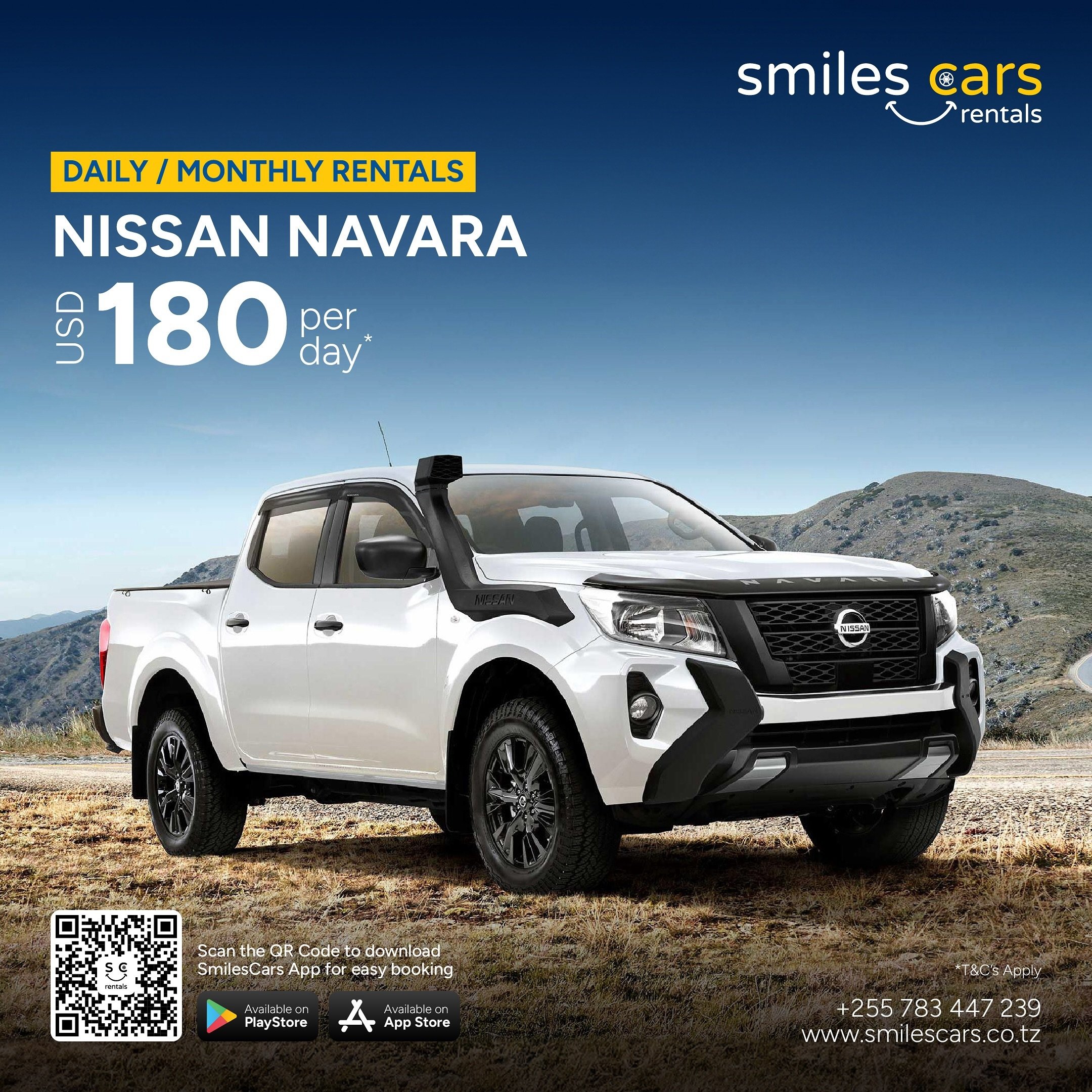 Conquering new horizons in style with the rugged yet refined Nissan Navara 2023. Adventure awaits, let&rsquo;s hit the road! 🌟🚙 #NissanNavara #NewHorizons #AdventureTime #SmilesCars #servicewithasmile