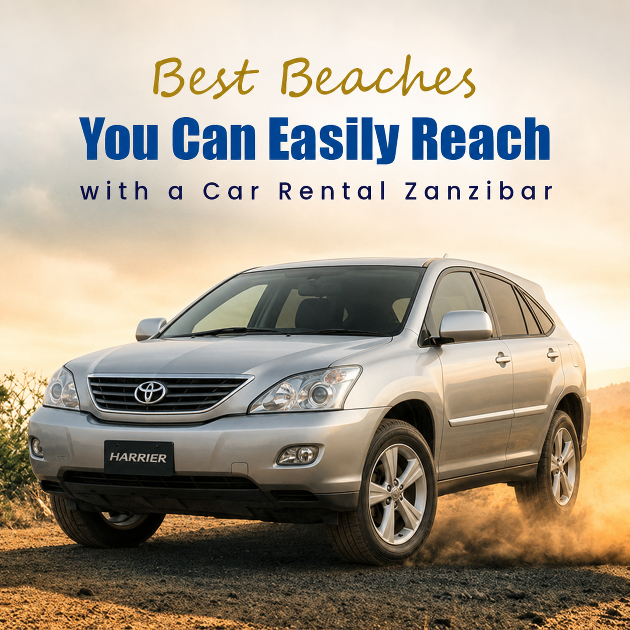Best Beaches You Can Easily Reach with a Car Rental Zanzibar