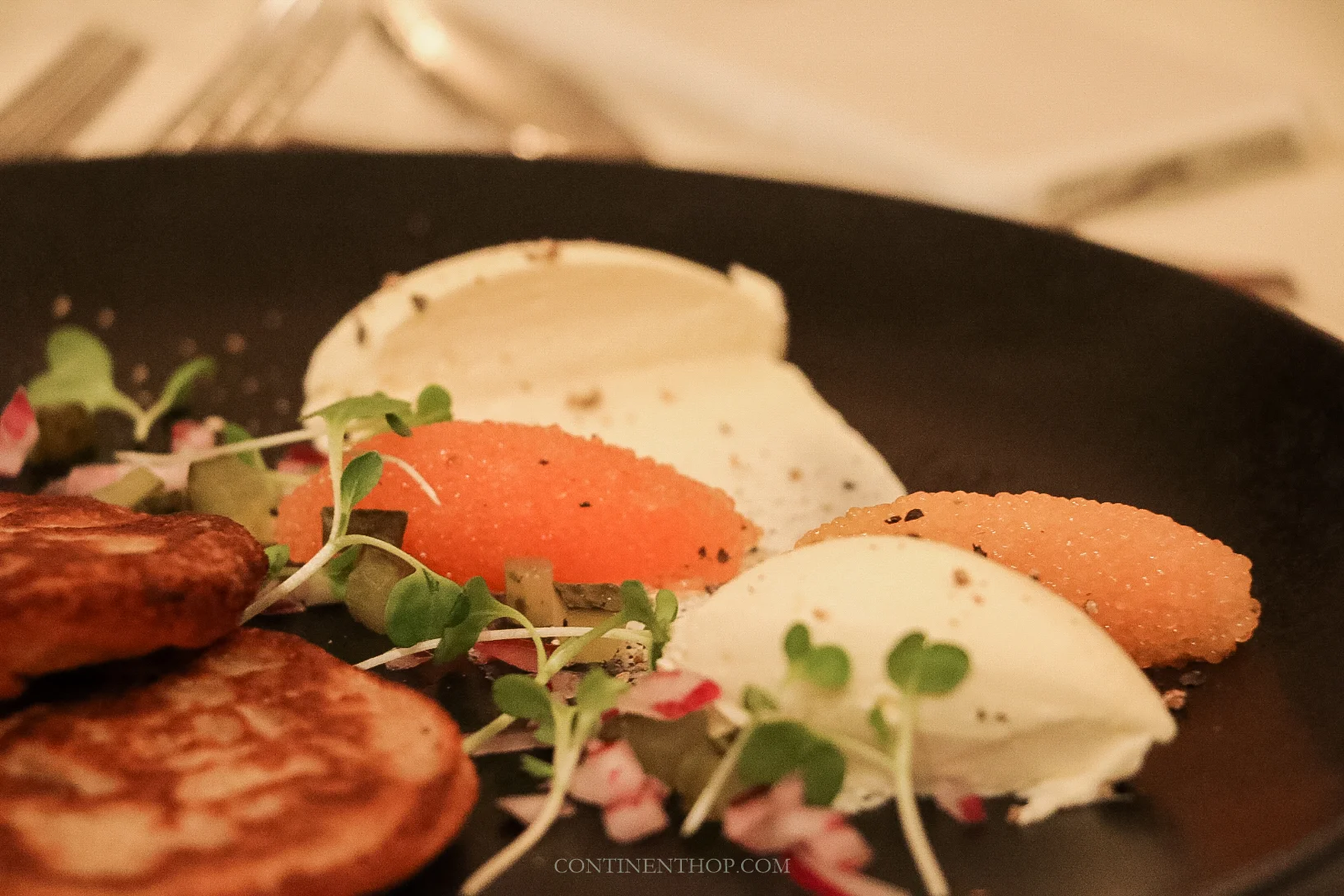 roe with pancakes typical finnish food