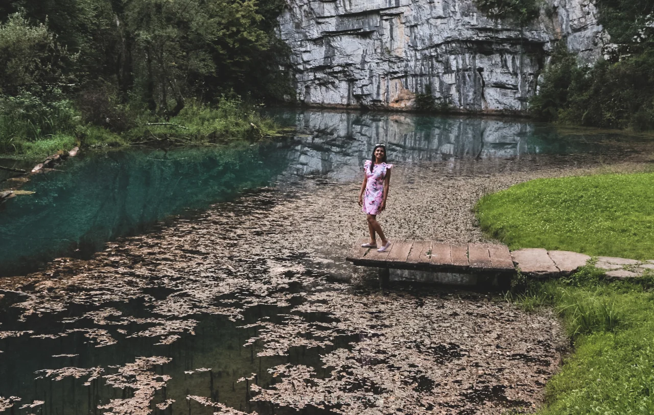 caves and river near big berry luxury glamping resort in bela krajina slovenia