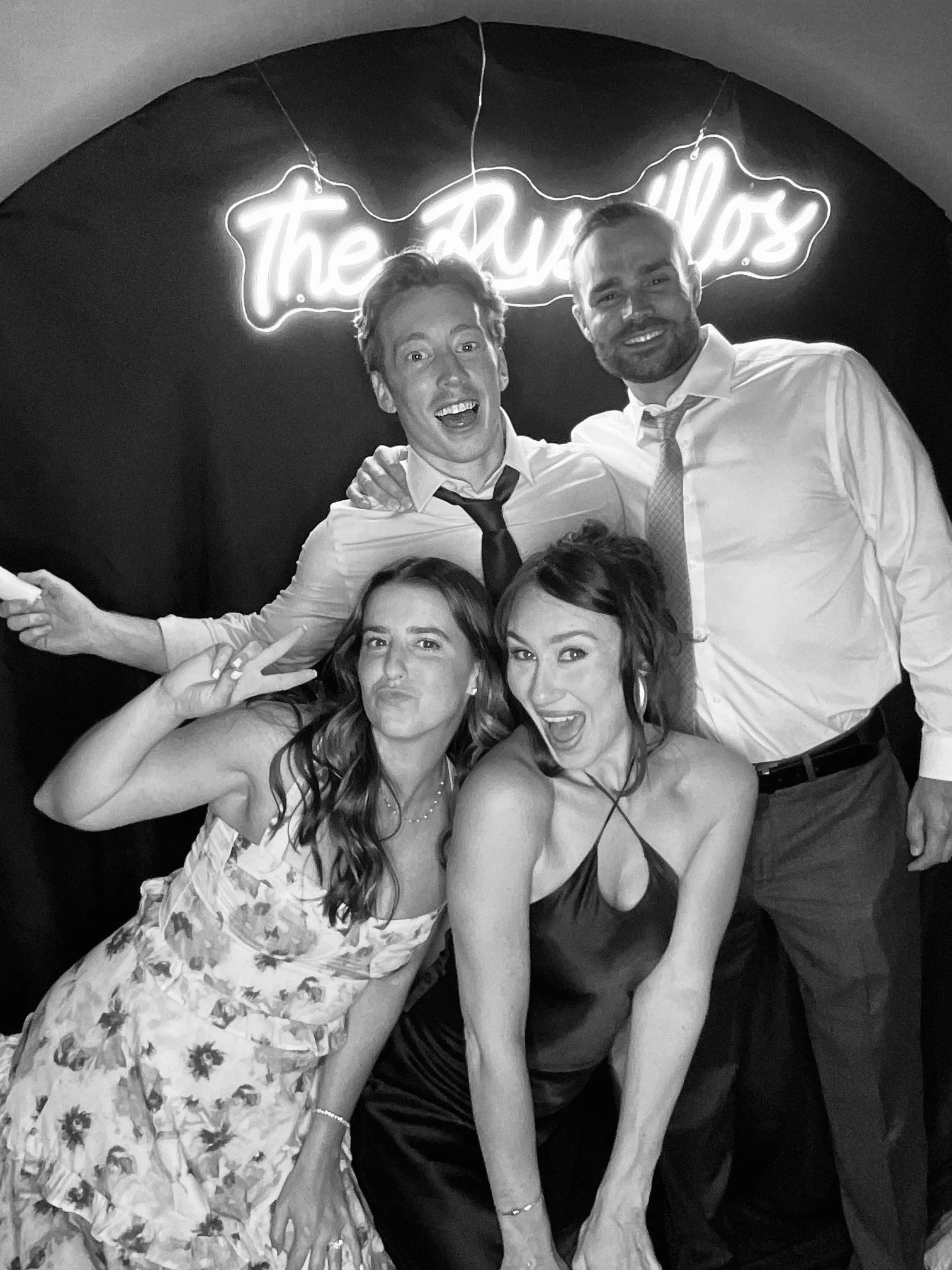 OnTheBeatFx Photo Booth and DJ Package Glam Booth Black and White Wedding NJ PA NY MD 014.jpeg