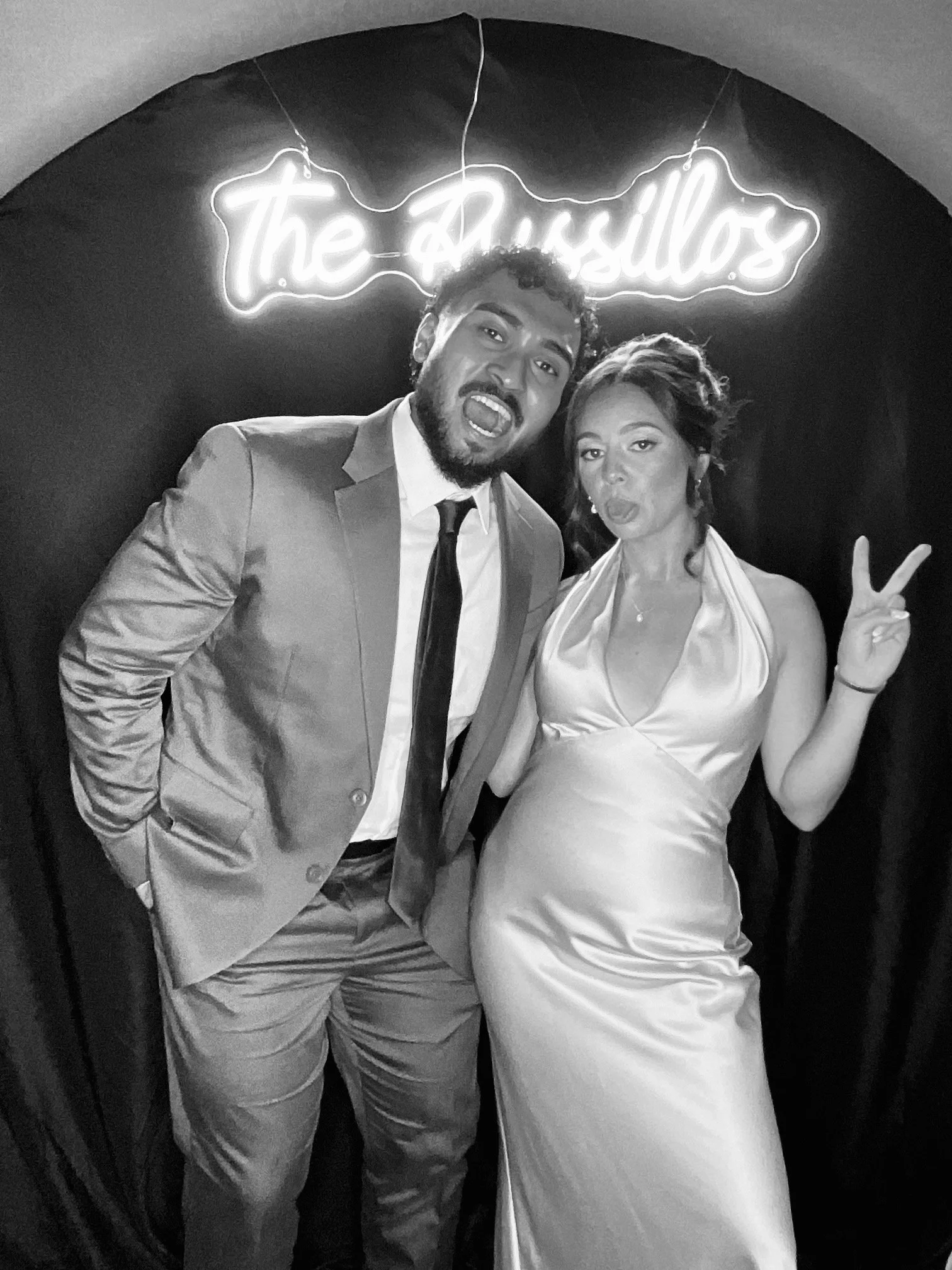 OnTheBeatFx Photo Booth and DJ Package Glam Booth Black and White Wedding NJ PA NY MD 010.jpeg