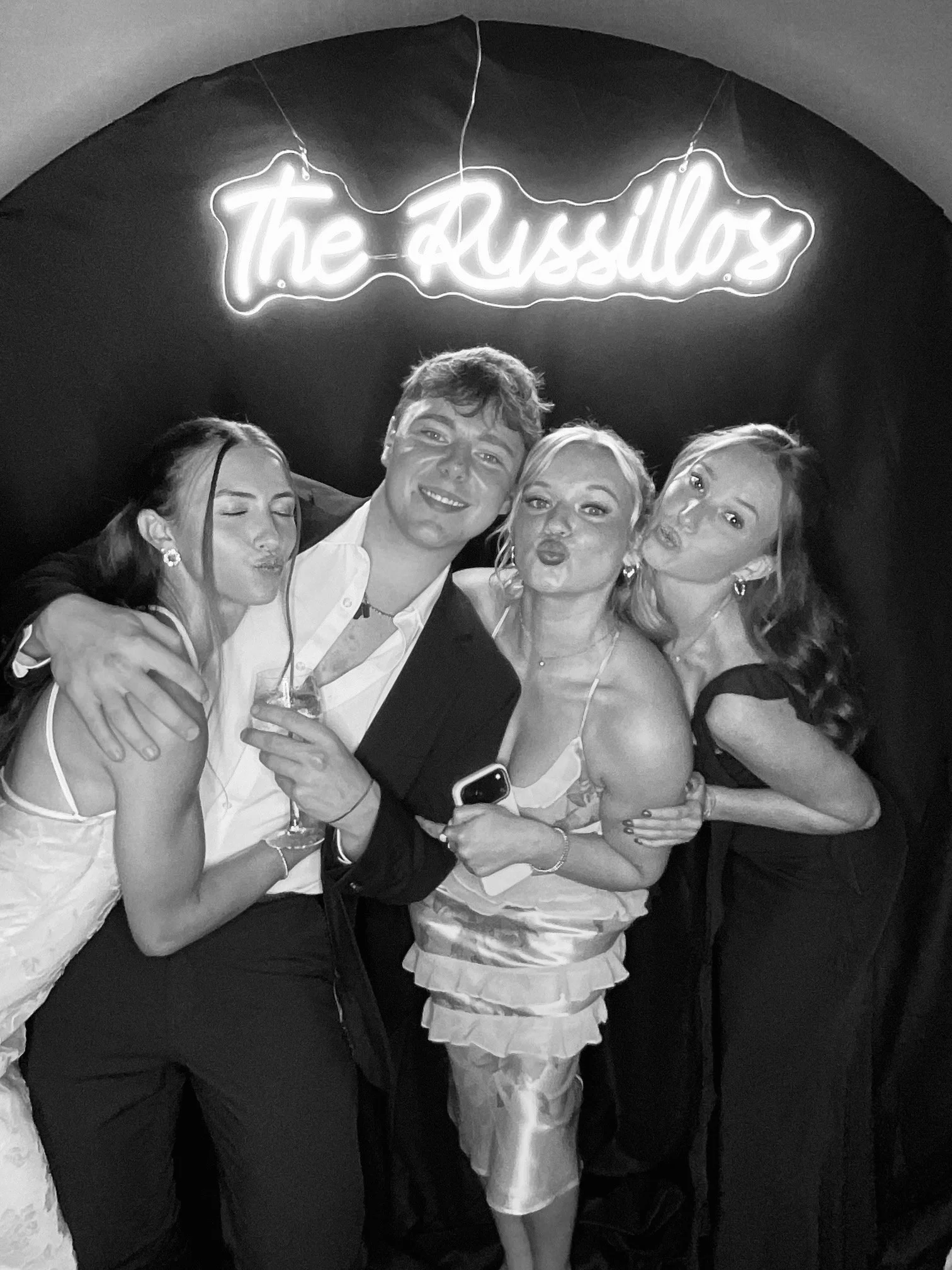OnTheBeatFx Photo Booth and DJ Package Glam Booth Black and White Wedding NJ PA NY MD 008.jpeg