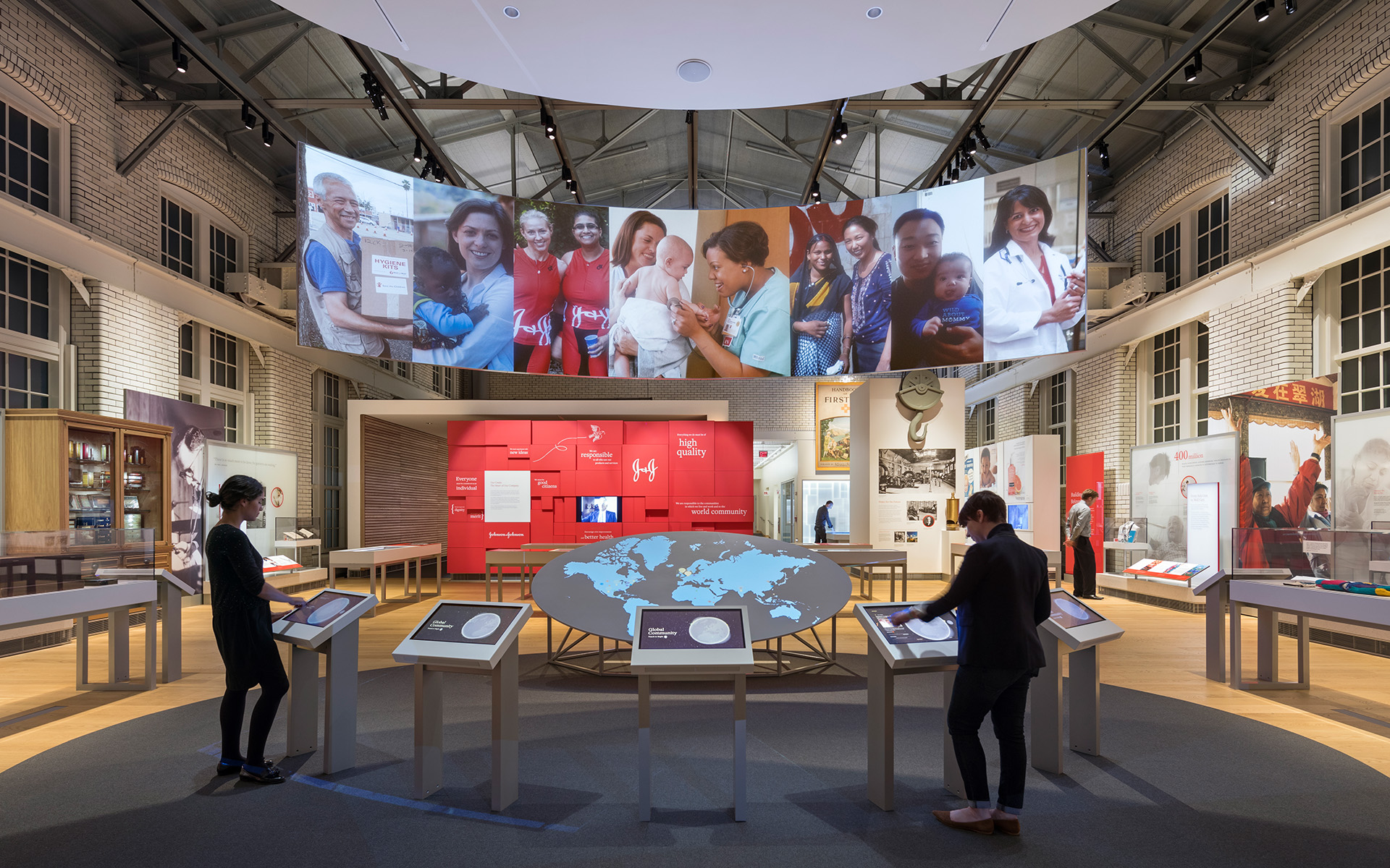 A Quick Description of the Interactive Exhibits