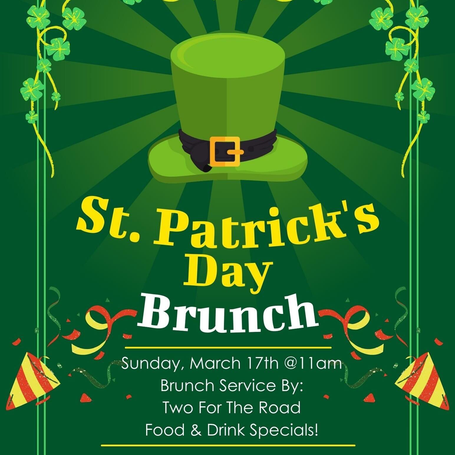 Happy St. Patrick&rsquo;s Day everyone! Join us today for brunch with @twofortheroadfood starting at 11am. Food and drink specials, $6 stouts, and plenty of cheer to go around! #stpatricksday #irish #sundayfunday #brunch #schenectady #craftbeer #stou