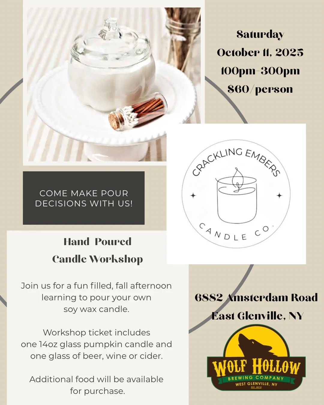 Hand Poured Candle Workshop