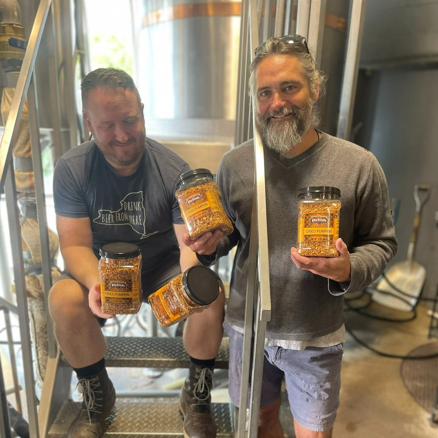 Come out Wednesday evening for the Wolf Hollow release of Seven Wolves Pumpkin Ale! A collaboration with@sevenpointsbrewery , we started with a grain bill of toasted biscuit and sweet caramel malt, then added fresh hops picked right from the patio at