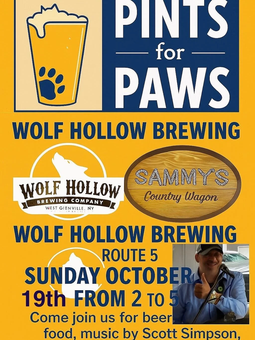 Pints for Paws benefitting the Montgomery County SPCA returns for year 3! Join us on this stunning day for live music, meet adoptable pups, and help raise funds for all the important work they do. The Fun starts at 2pm! #SundayFunday #pups #livemusic
