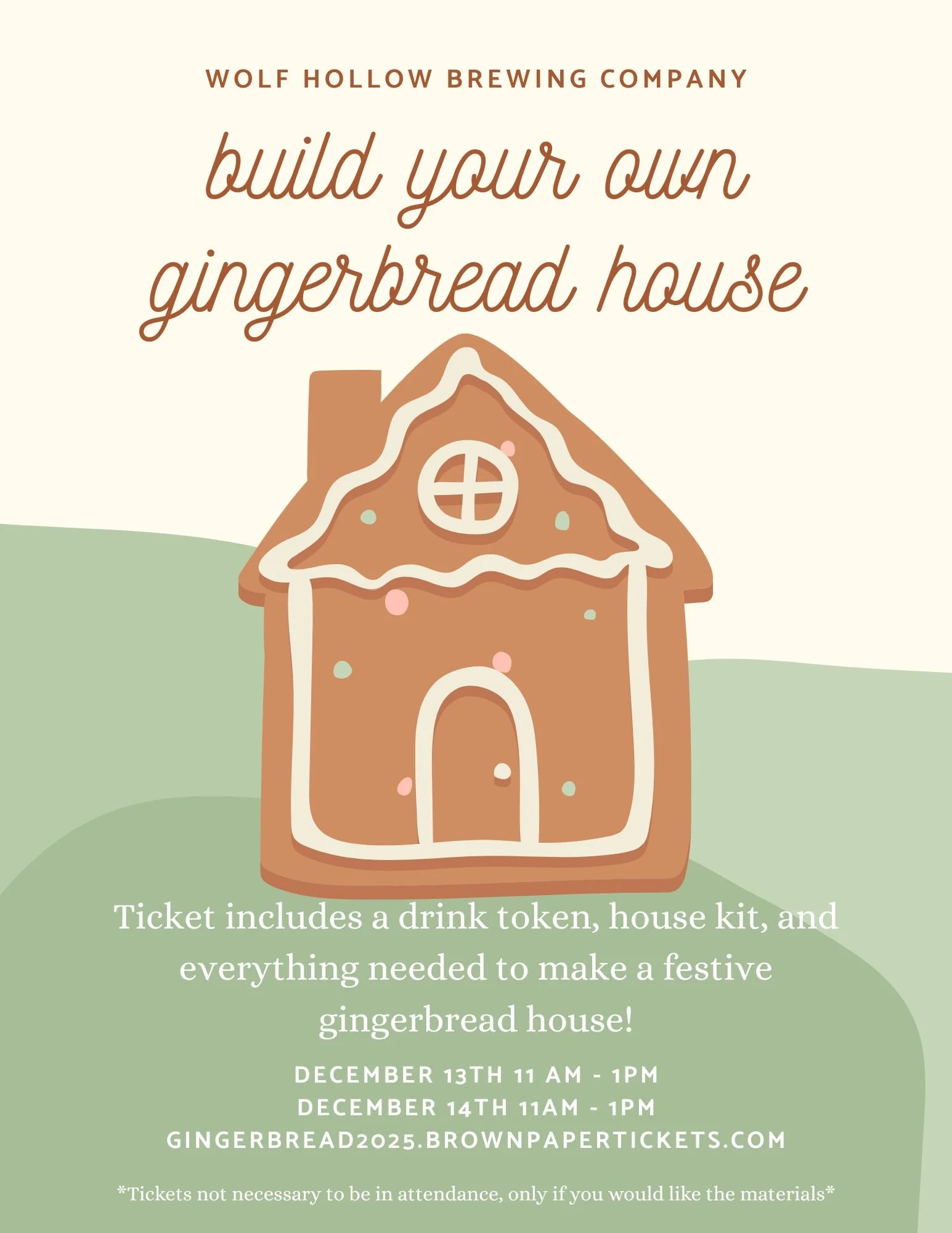Gingerbread House Making (SOLD OUT)