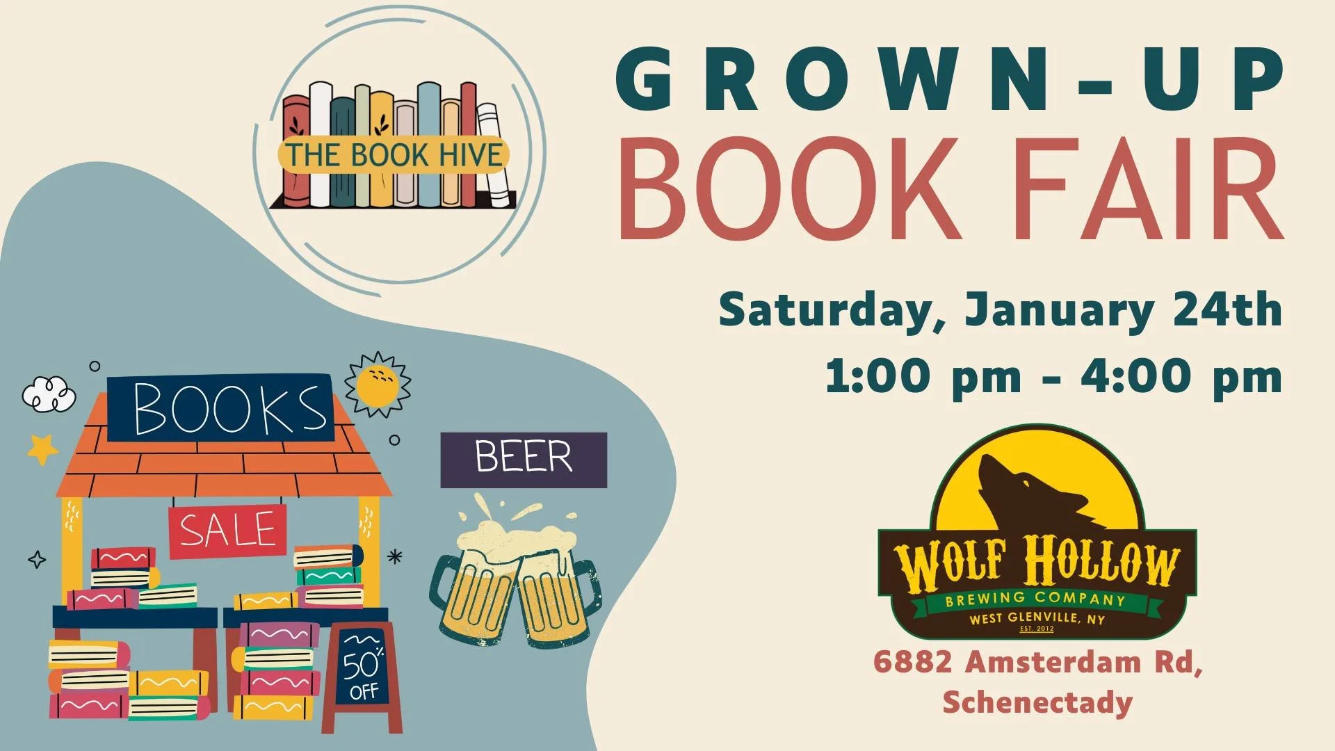 The Book Hive Pop-up Book Fair