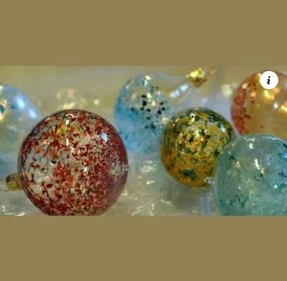 Glass Blown Ornaments w/ The Studio