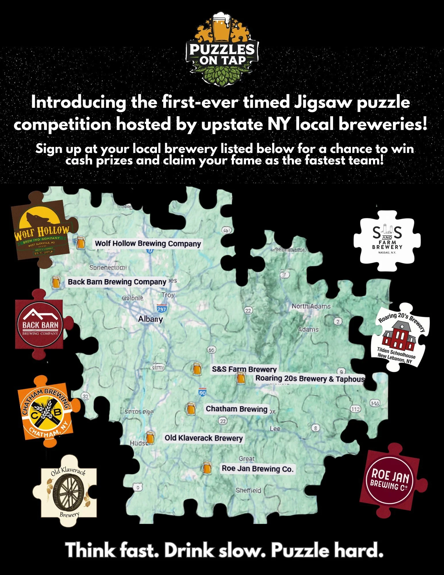 Puzzles on Tap: Timed Puzzle Competition