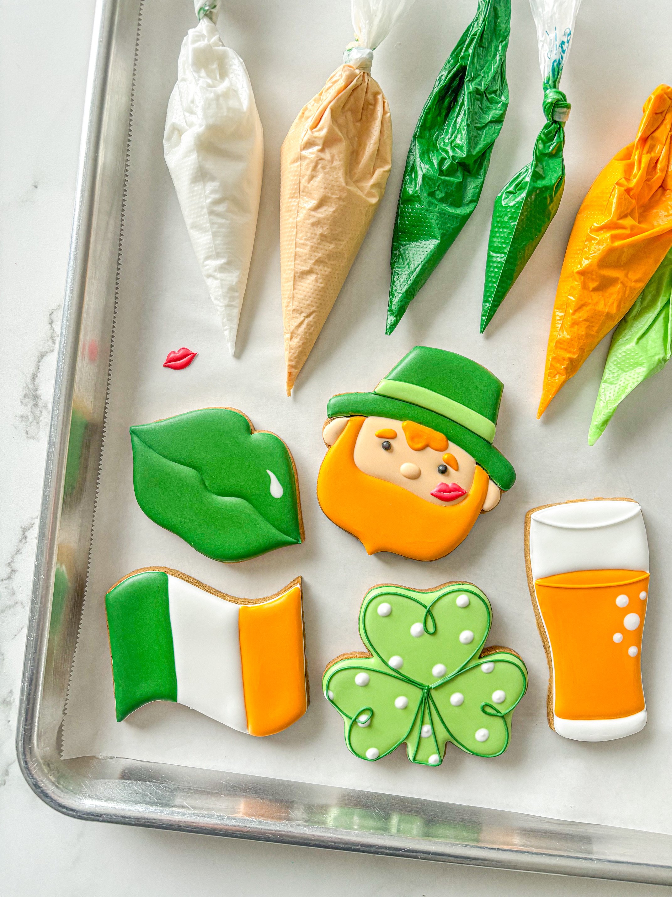 Kiss Me, I'm Irish Cookie Class