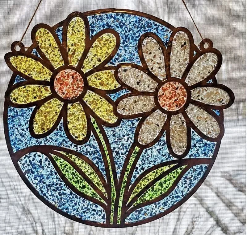 Resin &amp; Glass Mosaic Suncatcher hosted by The Studio