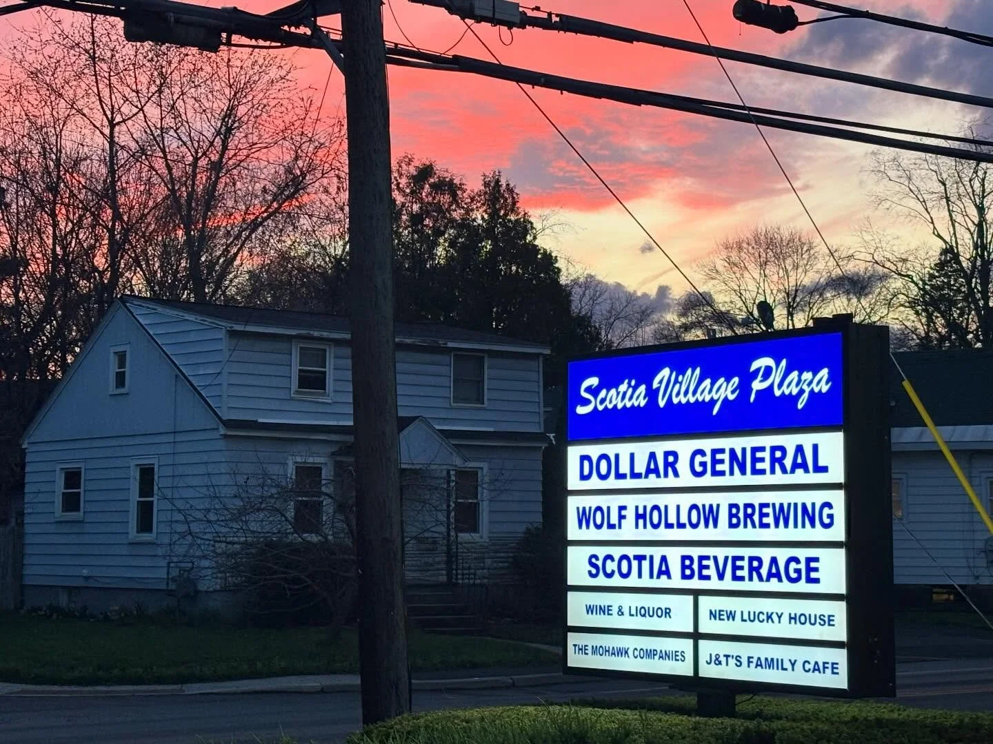 A beautiful sunset over Scotia last week. Little by little, our new taproom is coming along. We don&rsquo;t have an opening day yet, but we can&rsquo;t wait to welcome eveyone in for beers and good times! #scotia #yourbeerbrewedhere