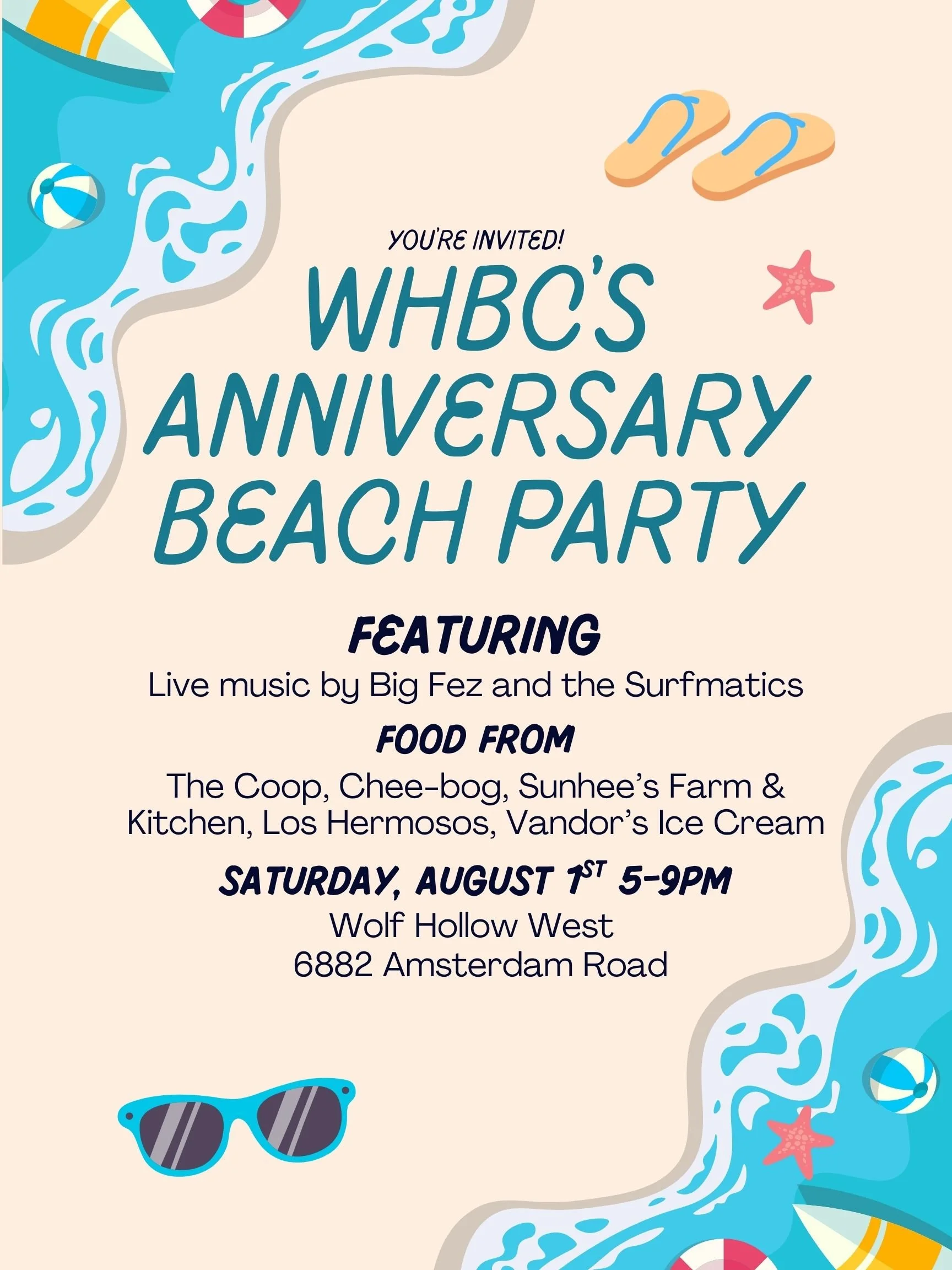 WHBC's Anniversary Beach Party