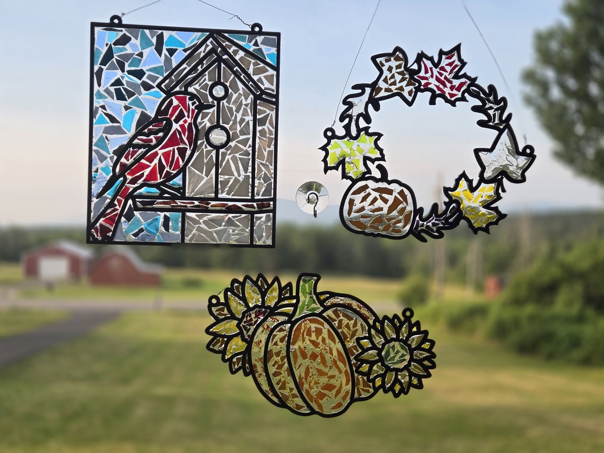 Resin &amp; Glass Mosaic 