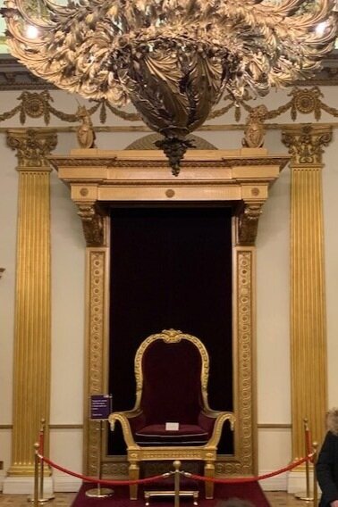 Throne at Dublin Castle