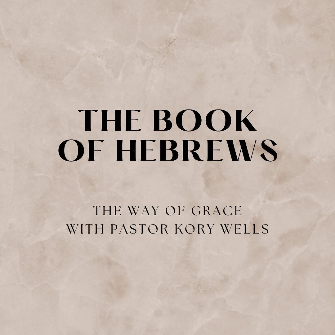 Tune in at 8:30AM or 6:00PM as Pastor Kory teaches through the book of Hebrews. This epistle is jam packed with theology and truths that point is to our great intercession, Jesus Christ the Righteous. Join us!