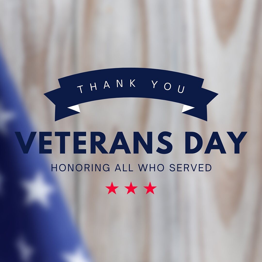 Today we take a pause to honor all the men and women who have sacrificially served their country and have protected us from all enemies foreign and domestic throughout the years. Thank you Veterans for your service to the United States and may God bl