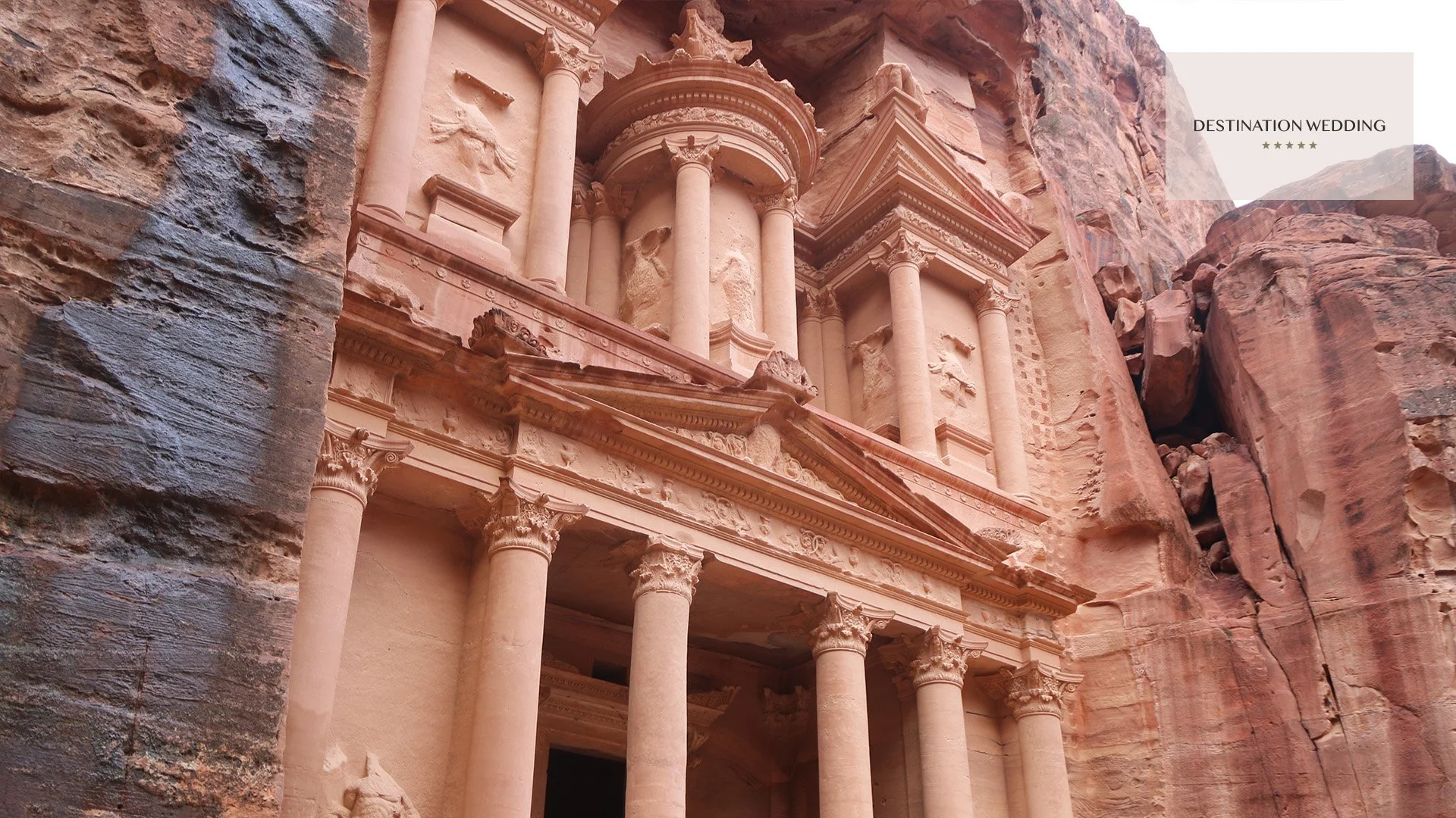 Mariages et destination direction la Jordanie entre Petra et Wadi Run avec Jules et moi