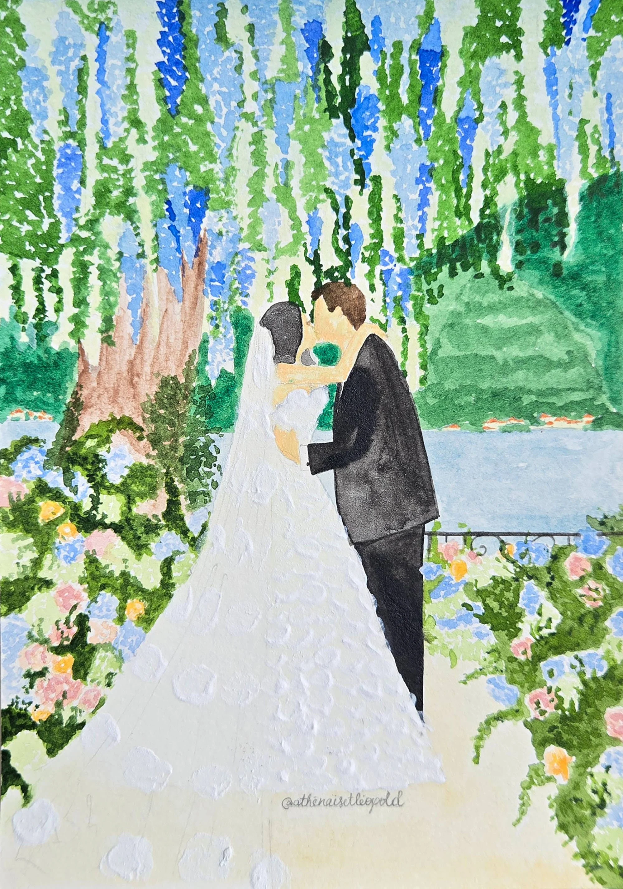 Athénaïs &amp; Léopold : l’art du détail dans la papeterie de mariage