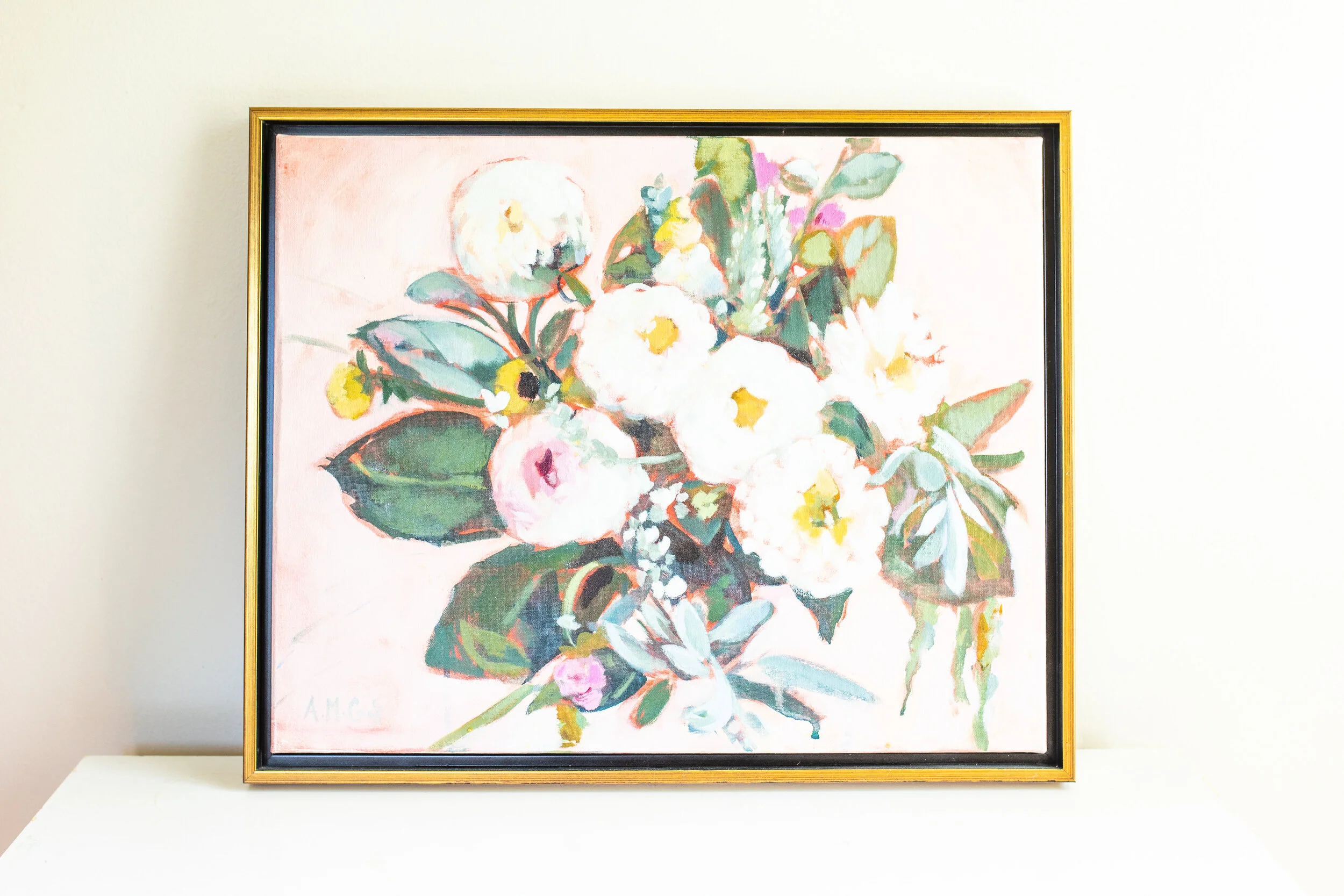 "Des Amis" Original Oil Painting 16 x 20 on Canvas