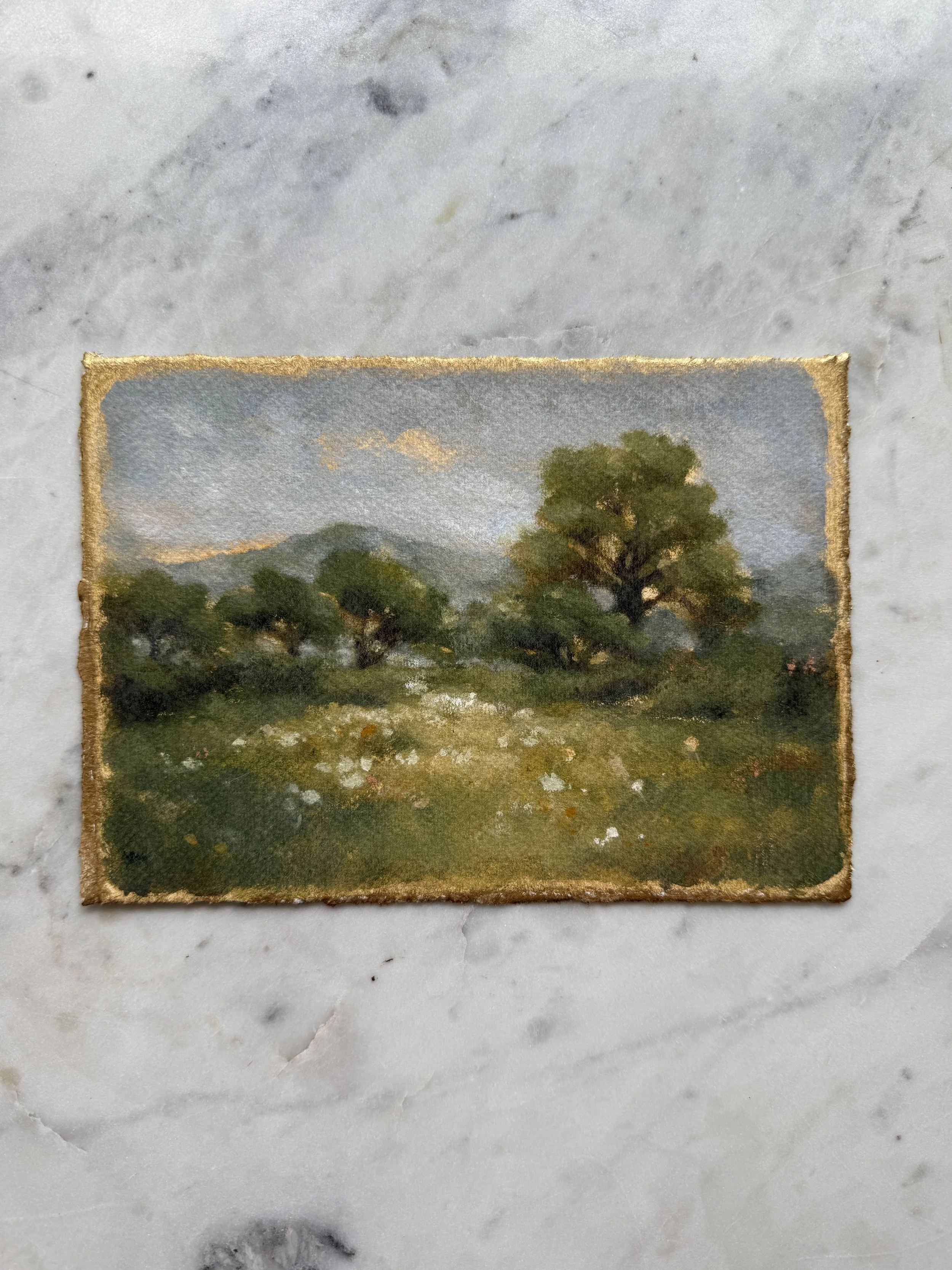 Renewed Hope II - An Original Oil Painting on Paper 5 x 7