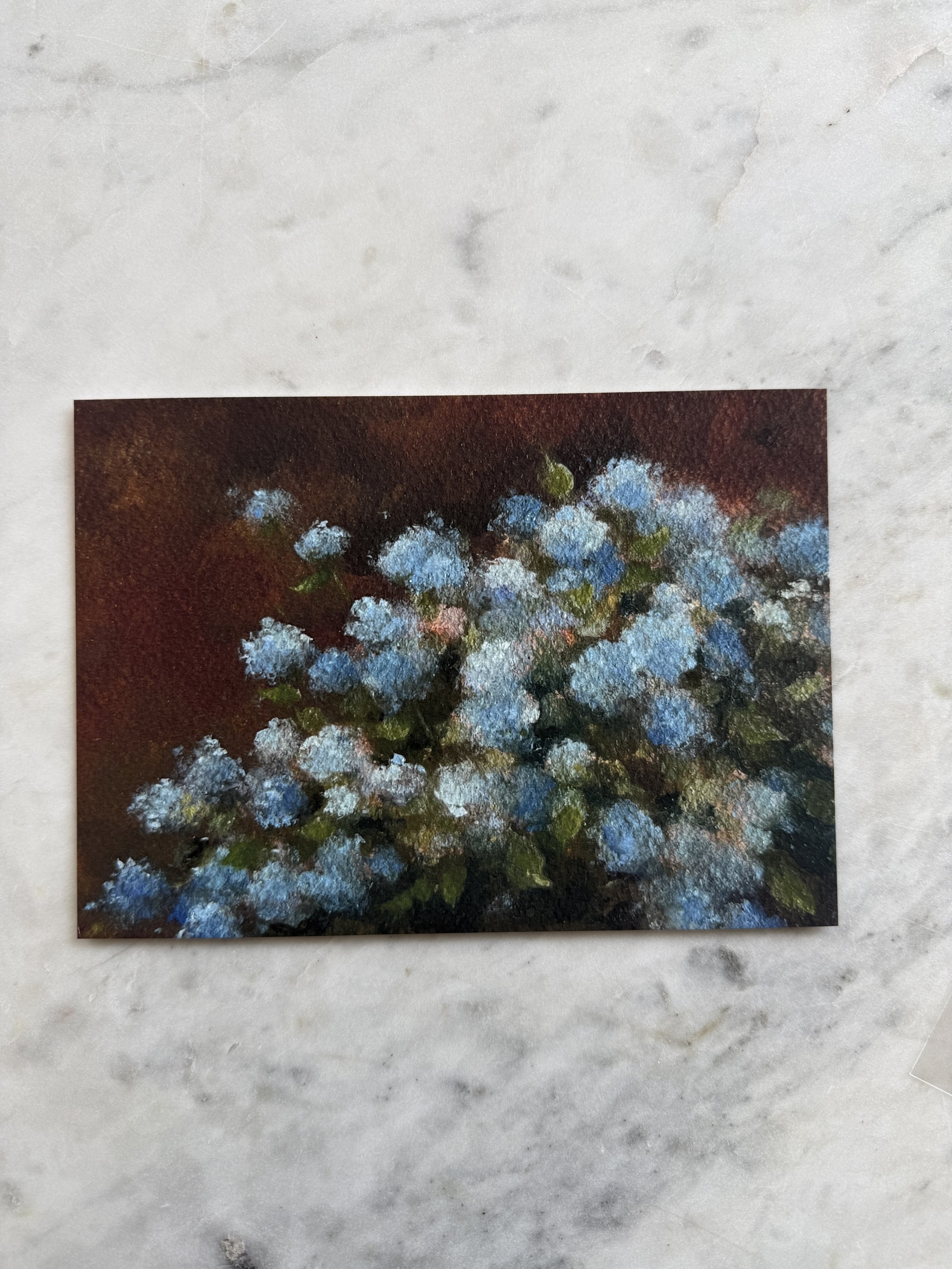 Blue Hydrangea II (available in large sizes)