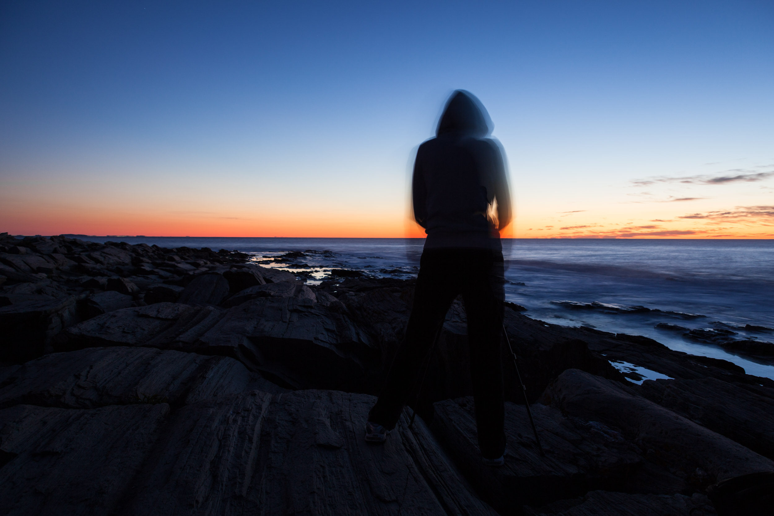  Blue Hour Two Lights SP, Maine 2010 